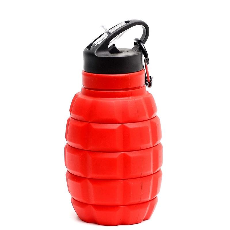 Collapsible Grenade Hydration Bottle | BPA-Free Silicone Bike & Hike Water Container