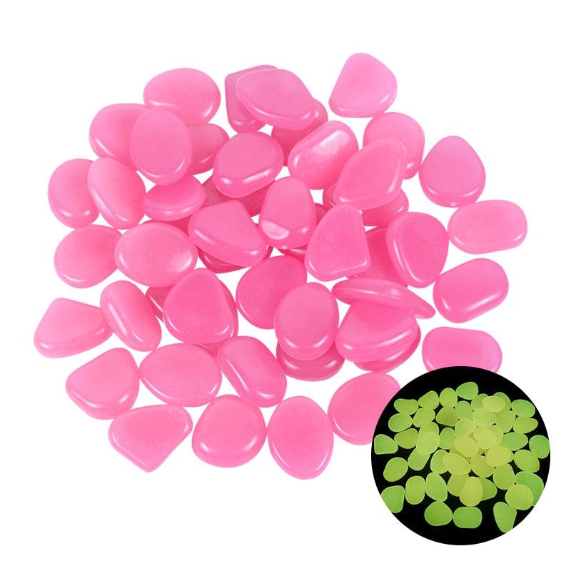 Glow in the Dark Garden Glow Stones | Luminous Stones for Walkways, Garden Path, Lawn & Yard