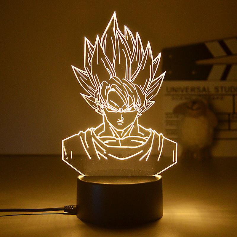 Dragon Ball Table Lamp | Light Your Space with DBZ Characters Figure 3D LED Night Light