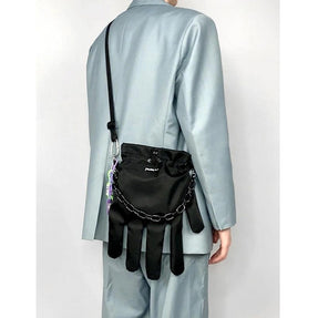Fresh Trend Crossbody Bags | Maintain Fashionable Look | Chains Unisex Shoulder Bag | Secure Zipper Closure | Versatile Handbag Purse | Euro-American Style Design