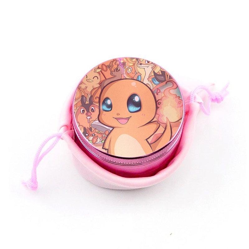 Cute Pokemon Designs Grinder | Aluminum Alloy Spice Crusher | Delightful Girls' Herb Grinding Device