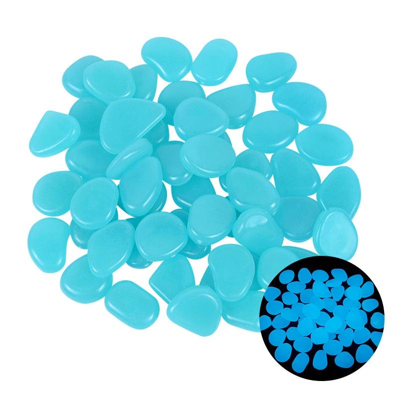 Glow in the Dark Garden Glow Stones | Luminous Stones for Walkways, Garden Path, Lawn & Yard