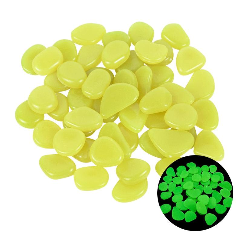 Glow in the Dark Garden Glow Stones | Luminous Stones for Walkways, Garden Path, Lawn & Yard