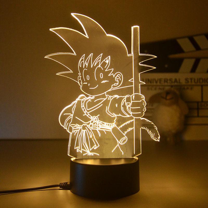 Dragon Ball Table Lamp | Light Your Space with DBZ Characters Figure 3D LED Night Light