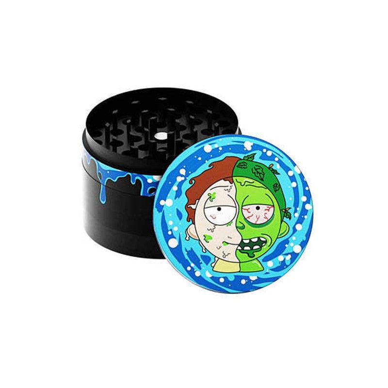 UV Cartoon Metal Grinder | Colorful Custom Print Herb Crusher | Unique Smoking Accessories with Vibrant Designs