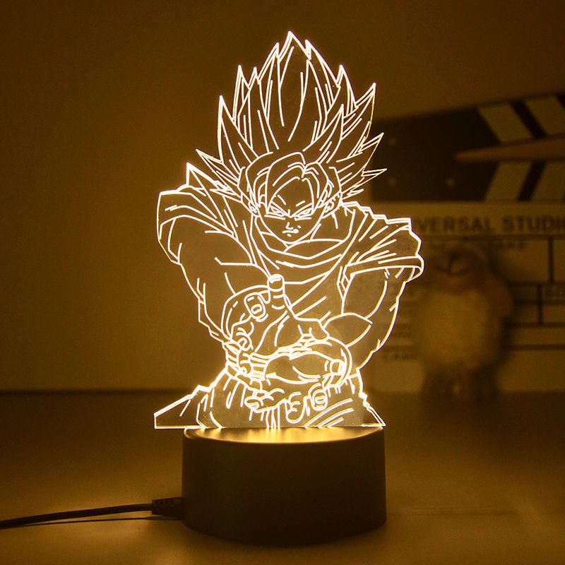 Dragon Ball Table Lamp | Light Your Space with DBZ Characters Figure 3D LED Night Light