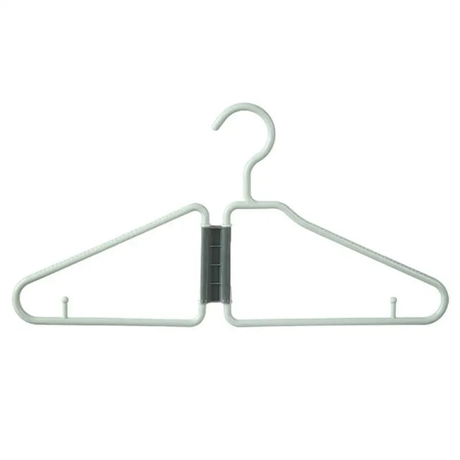 Portable Folding Clothes Hangers Towel Rack: Space-Saving Home Storage Hooks for Towels and Clothes