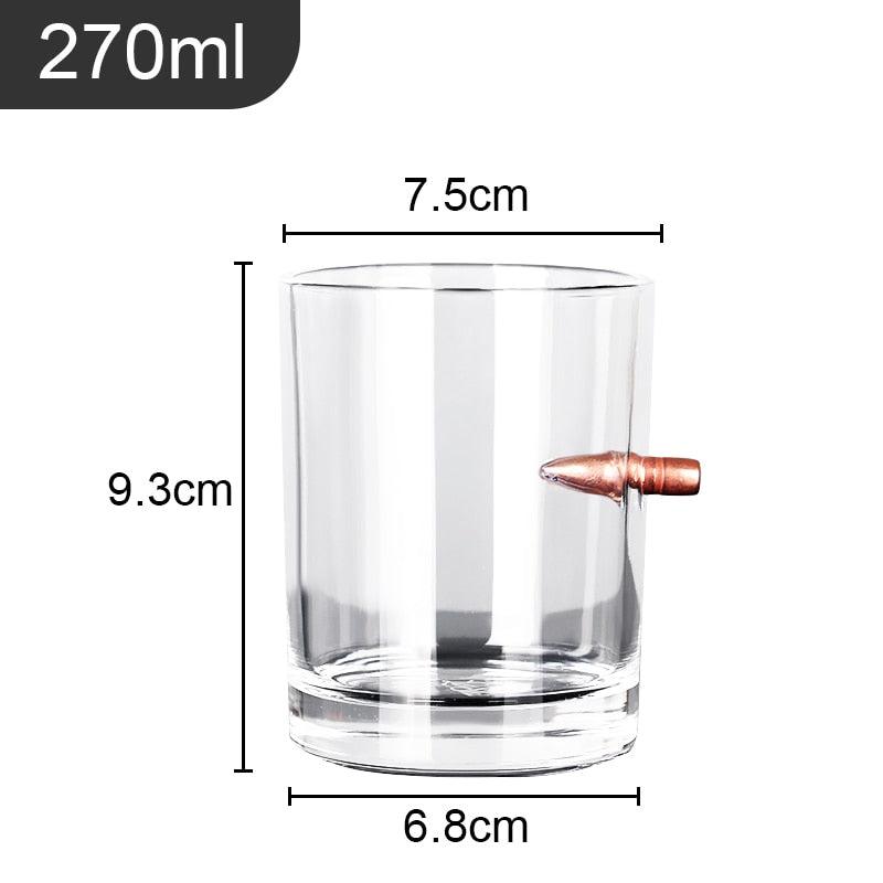 Bullet Penetrating Glasses | Unique Barware for Vodka & Shots