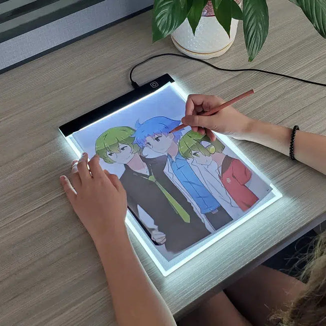 A4 Level Dimmable LED Drawing Copy Pad Board: Children's Toy for Painting, Educational Fun. Kids' Playmates, Creative Gifts for Growing Minds.