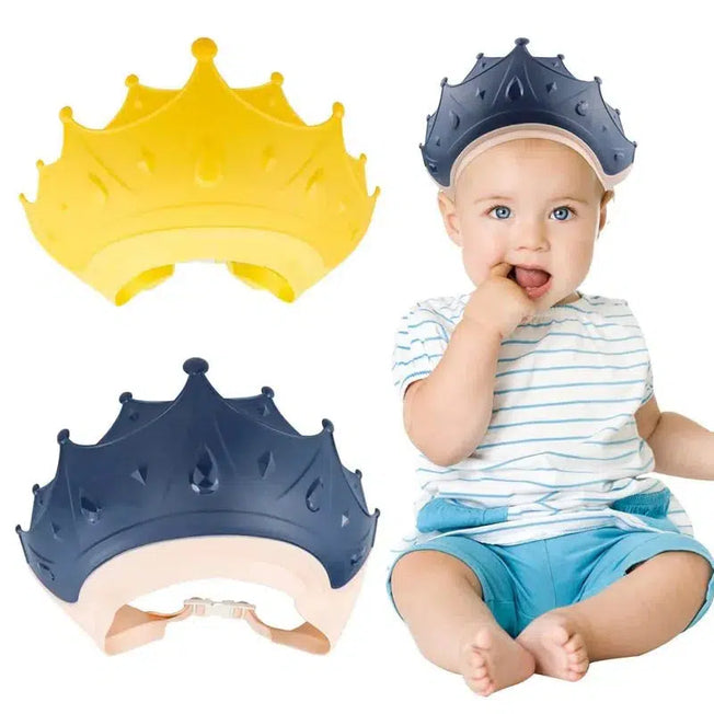 Playful Bath Time Essential: Children's Waterproof Shampoo Cap with Adjustable Size, Cartoon Design, and Ear Protection