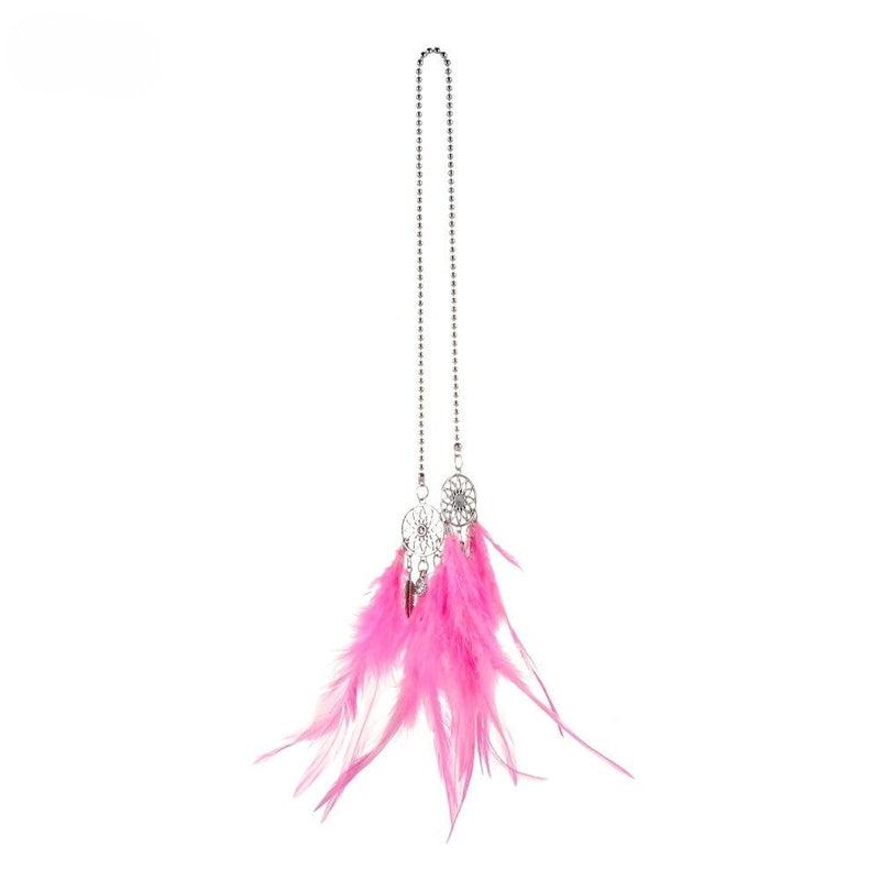 Dream Catcher Car Pendant Feather Mirror Hanging Pendant | Home Decor Lucky Car Ornament | Girls Boys Car Interior Accessories