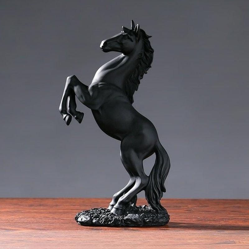 Nordic Vintage Emphatic Horse Statue Resin Sculpture Win Instant Success Art Ornament Furniture Home Living Room Bedroom Office Desk Decoration