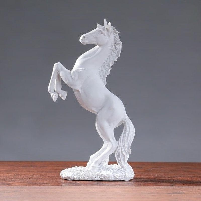 Nordic Vintage Emphatic Horse Statue Resin Sculpture Win Instant Success Art Ornament Furniture Home Living Room Bedroom Office Desk Decoration