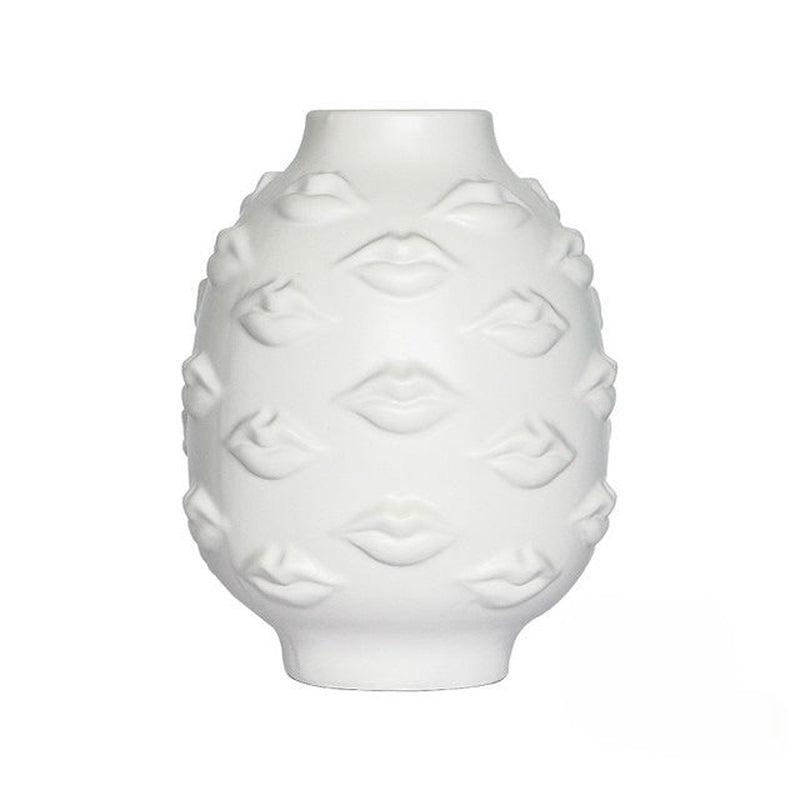 Creative Face Ceramic Vase for Flowers | Decorative Indoors & Outdoors | Ethnic Aesthetics | Living Room, Bedroom, Garden