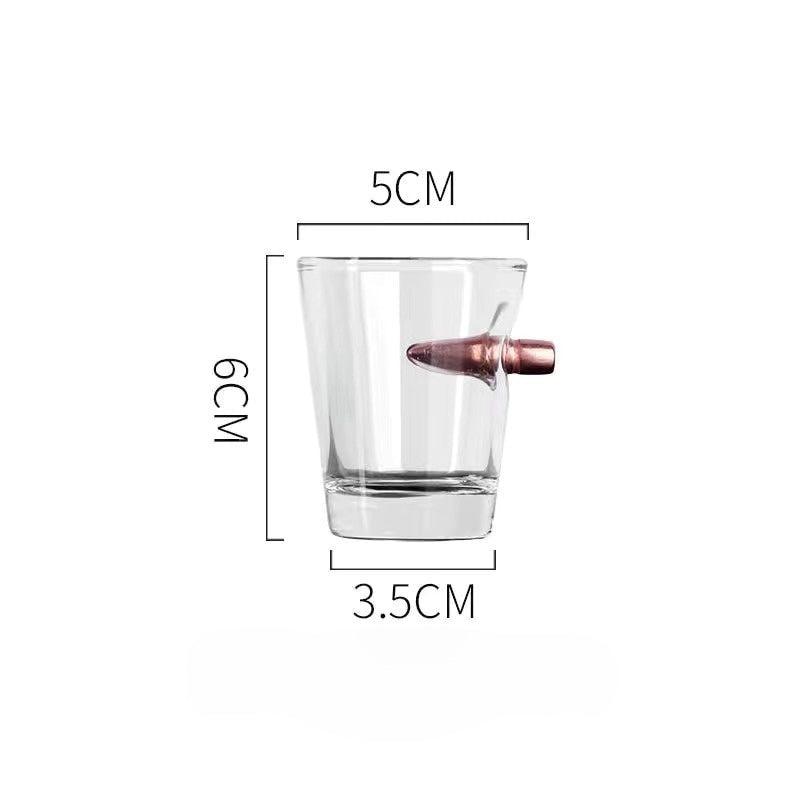 Bullet Penetrating Glasses | Unique Barware for Vodka & Shots