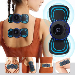 Rechargeable EMS Cervical Vertebra Massage Patch for Muscle Pain Relief