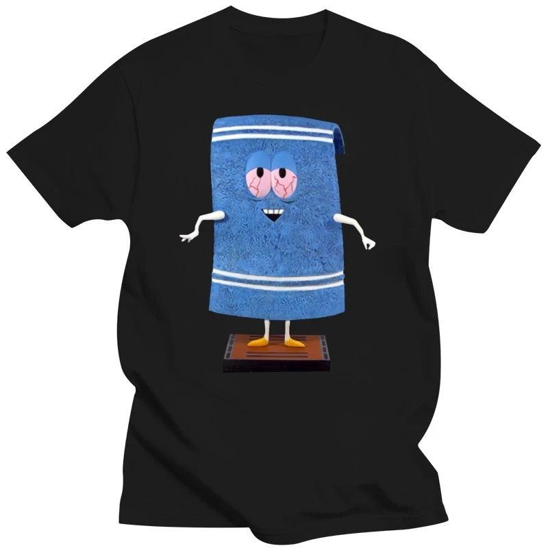 South Park Towelie Comical Cotton T-Shirt | Men's Stylish Brand Tee with a Humorous Spin