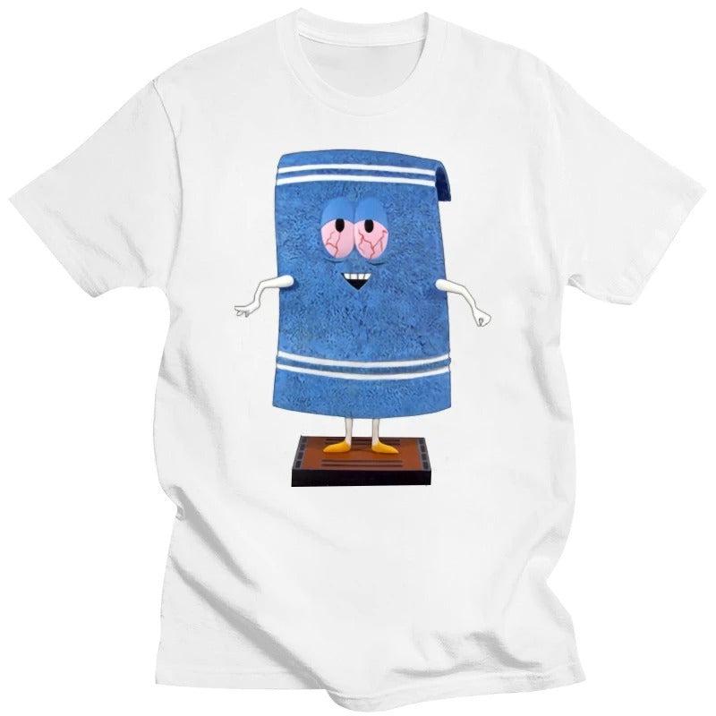 South Park Towelie Comical Cotton T-Shirt | Men's Stylish Brand Tee with a Humorous Spin