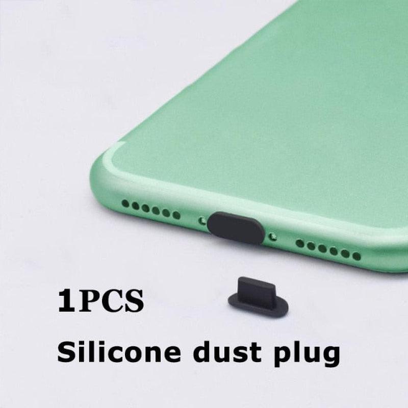 Universal Mobile Phone Speaker Dustproof Net Sticker - Keep Your Phone's Speaker Clean & Dust-Free | Metal Charging Port Dust Plug | Compatible with iPhone 14, 13 Pro Max, 13 mini & More