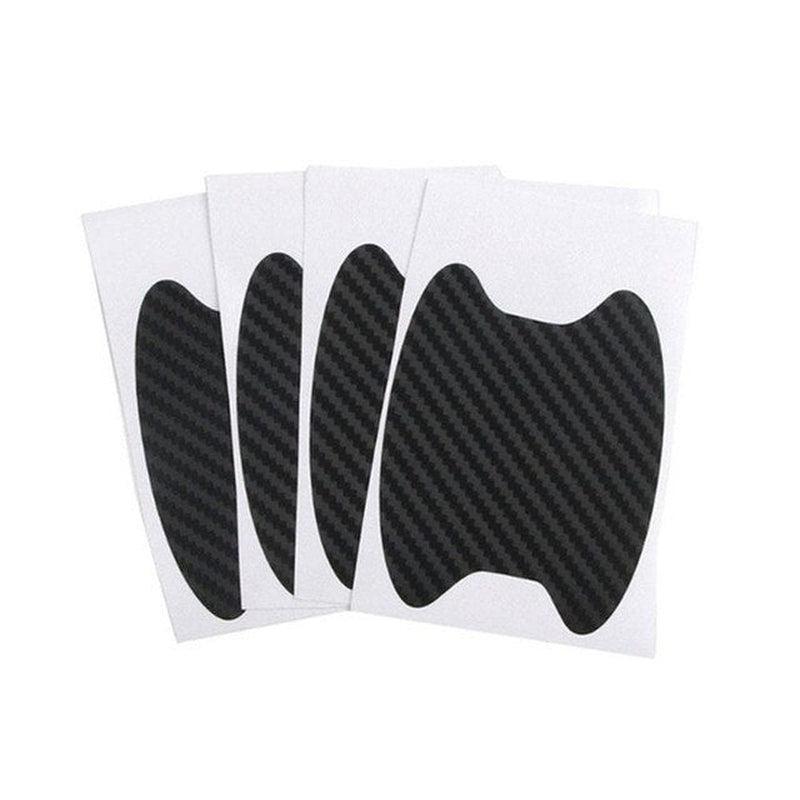 Handle Protection Film Styling Exterior Accessory Car Stickers | Anti Scratch Door Carbon Fiber Protector | Multiple Color Choices | 4 pcs