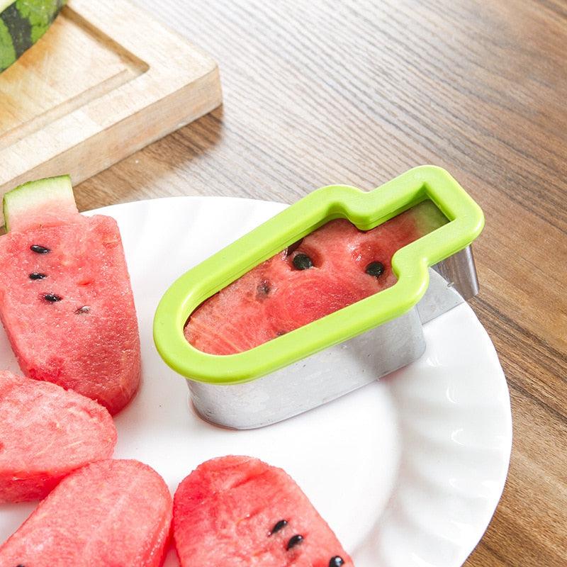 Watermelon Cutter Stainless Steel Cute Tree Design Cutting Watermelon Kitchen Gadgets Salad Fruit Slicer Cutter Tools