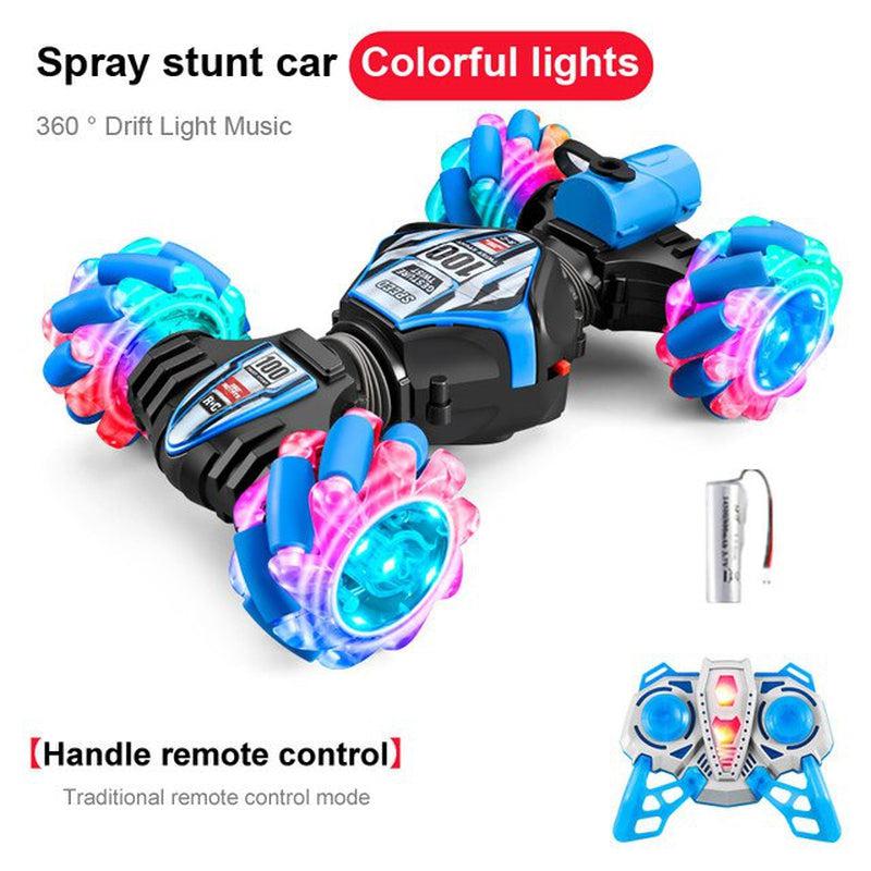 High-Tech RC Remote Control Car Watch | Hand Gesture Control, 360° Rotating Off-Road Climbing Stunt, Music & Exhaust Blowtorch