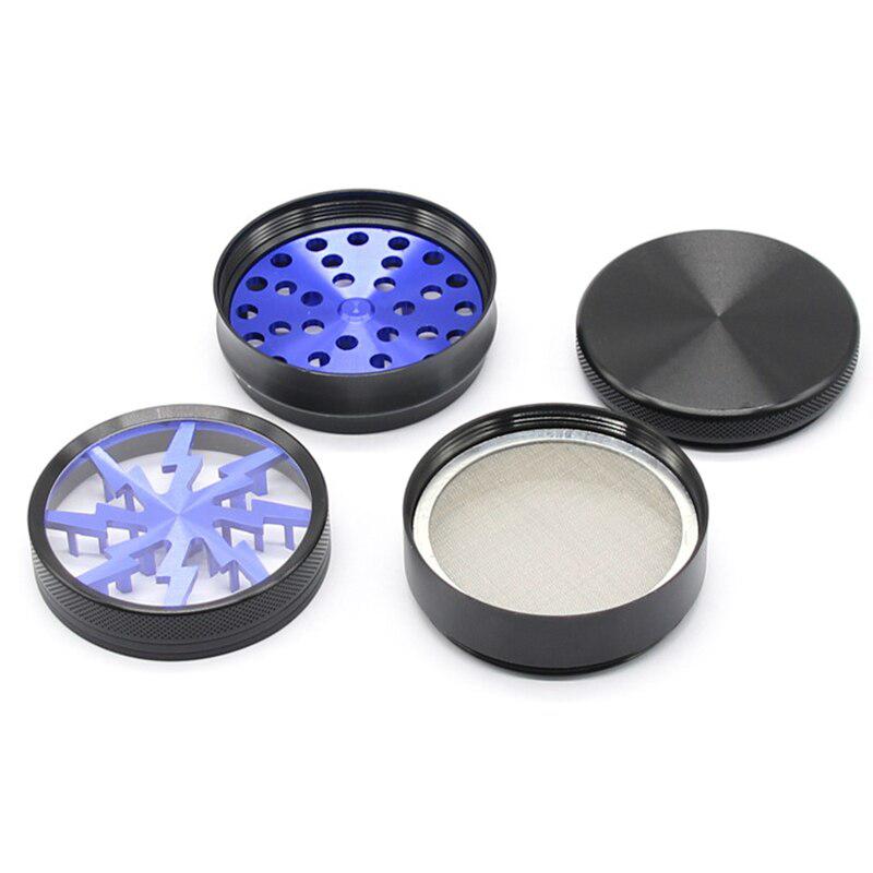 4-Layers Pot Grinder | Premium Zinc Alloy Metal Herb Crusher for the Ultimate Smoking Experience