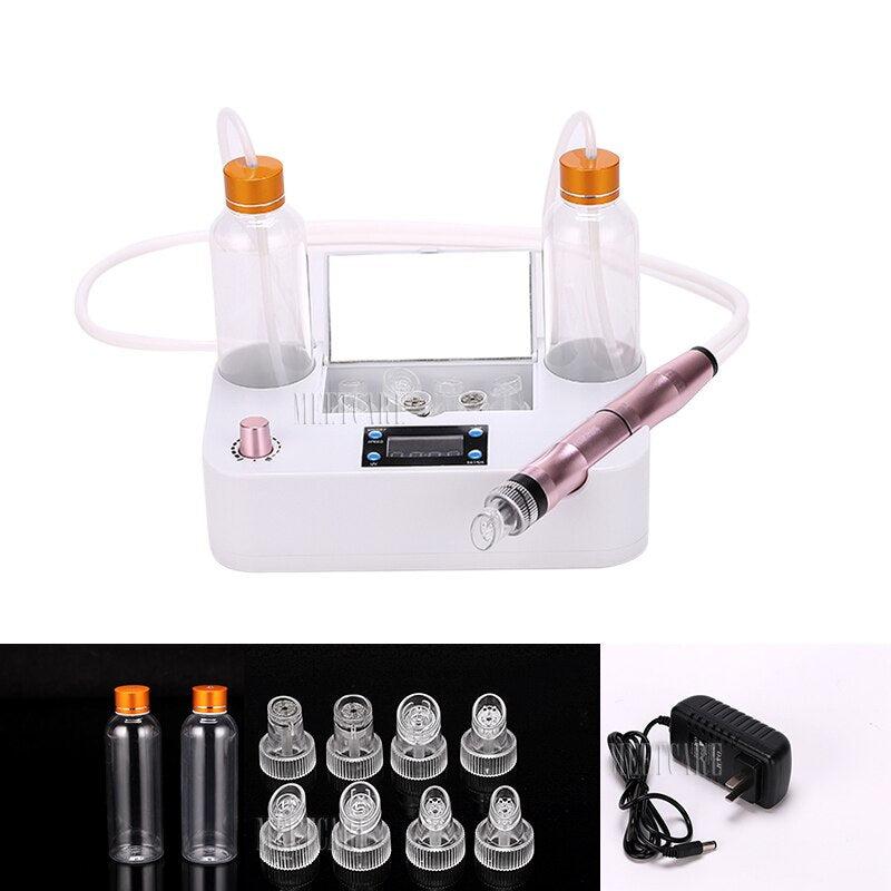 Home Beauty Vacuum Suction Oxygen Injection Facial - Blackhead Removal, Pore Cleaner, Hydra Dermabrasion Aqua Peeling | Small Bubbles for Radiant Skin