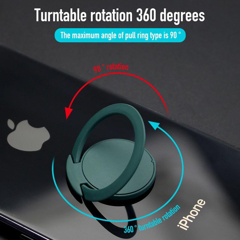 Thin Mobile Phone Ring Holder - Universal Anti-Lost Stand | Sleek and Convenient Desktop Phone Accessory