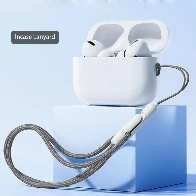 Incase Lanyard Compatible with AirPods Pro 2 - Secure and Convenient Lanyard for Wireless Bluetooth Headphones | Anti-Drop Rope Lanyard with Headphones Cover