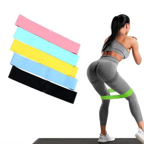 Elastic Resistance Bands for Fitness Training | Home Workout Yoga Sport Equipment | Stretching, Pilates, Crossfit, Gym