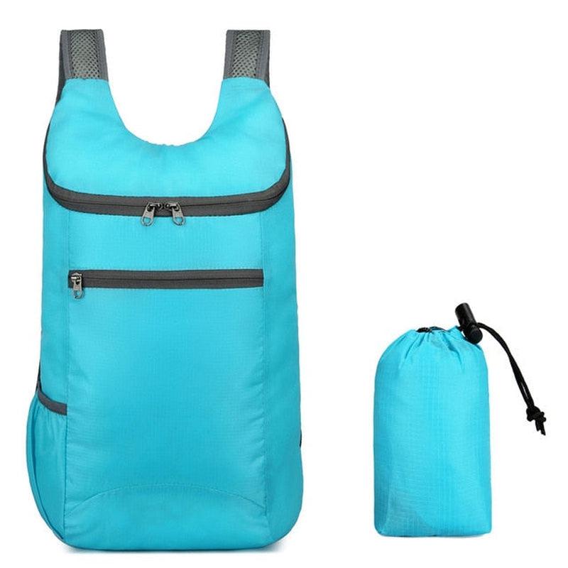 20L Unisex Waterproof Foldable Outdoor Backpack - Ideal for Camping, Hiking, and Travel