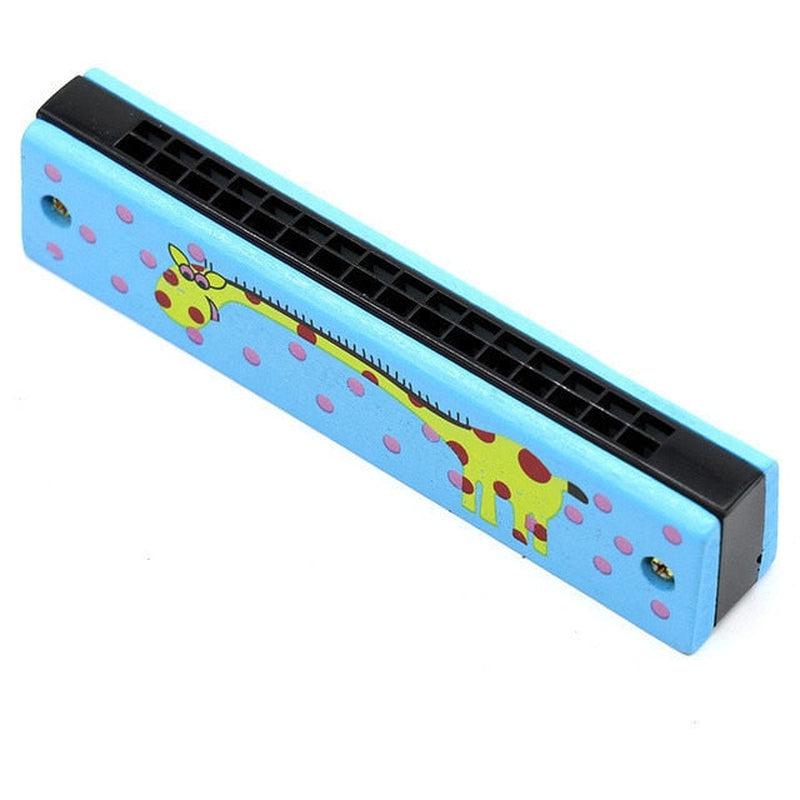 Cute Harmonica Musical Instrument | 16 Holes | Montessori Educational Toy for Kids