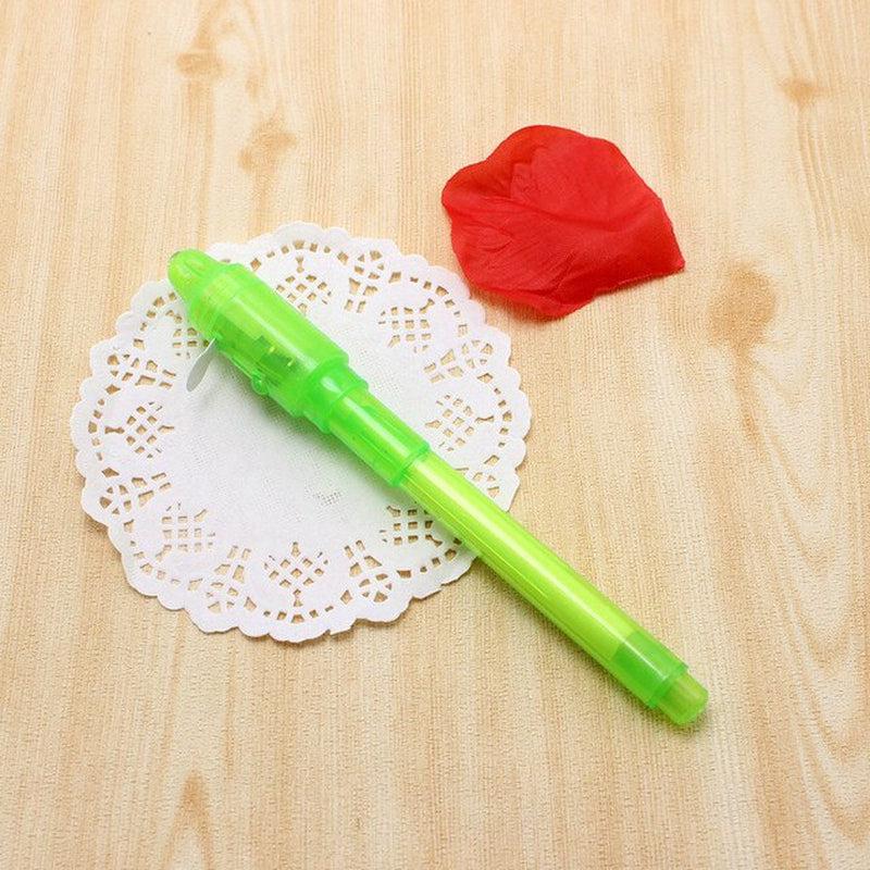 Magical UV Black Light Pen: 2-in-1 Luminous Light Pen for Drawing & Learning Education Toys