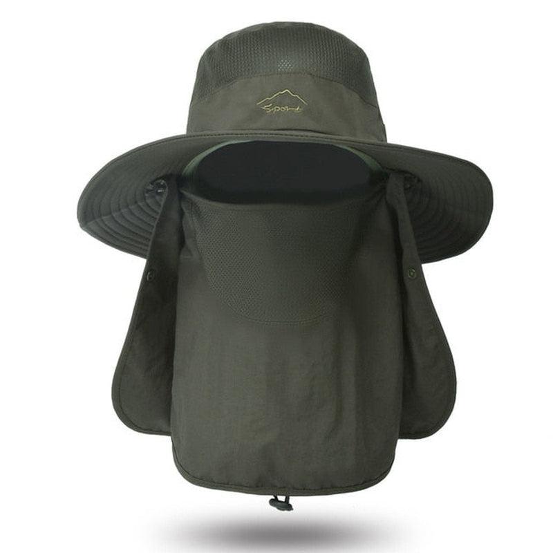 UV-Protected Fishing Hat - Stay Cool and Safe During Summer Outdoor Sports with Breathable Sunshade Printing