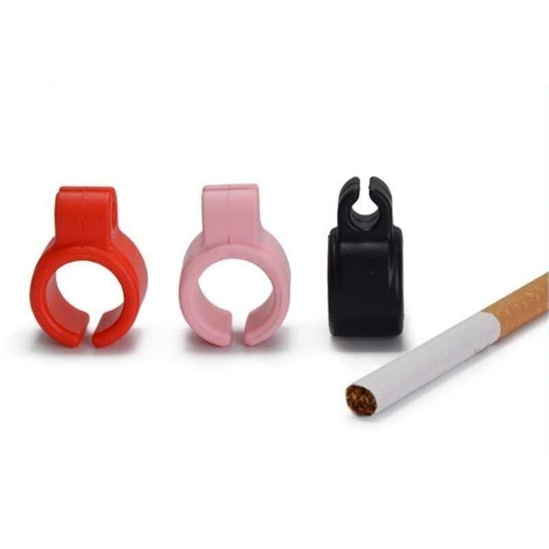 Silicone Cigarette Holder Waterproof Portable Ring Hand Rack Finger Clip Tobacco Accessories For Men Smoke Supplies Gifts