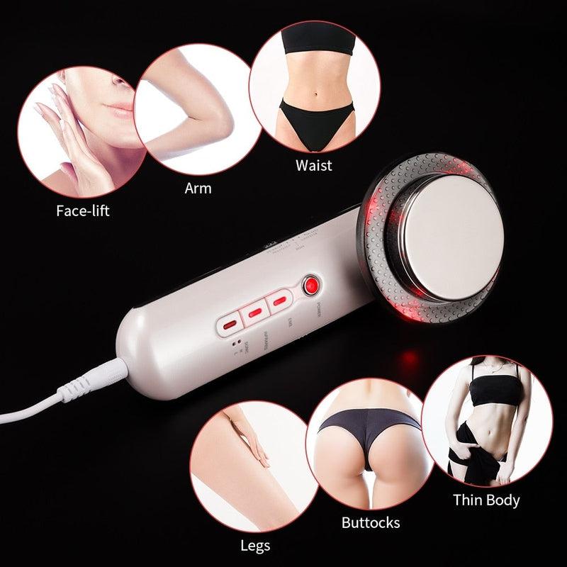 Ultrasound Cavitation Body Slimming Massager | EMS Micro Current Weight Loss | Infrared Facial Lifting Beauty Device | Body Shape Massager | Anti-cellulite Ultrasound Therapy