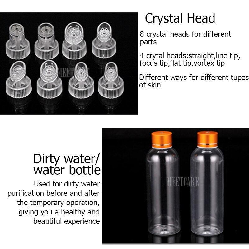 Home Beauty Vacuum Suction Oxygen Injection Facial - Blackhead Removal, Pore Cleaner, Hydra Dermabrasion Aqua Peeling | Small Bubbles for Radiant Skin