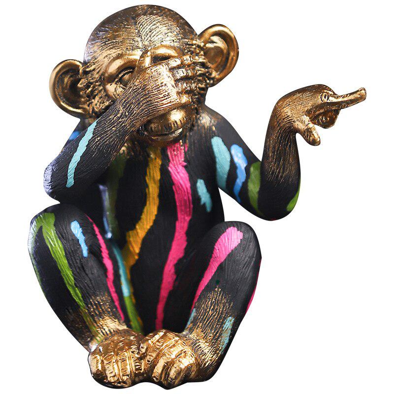 Arsthec Banksy Monkey Gorilla Resin Statue | Unique Street Art Craft for Home Decoration