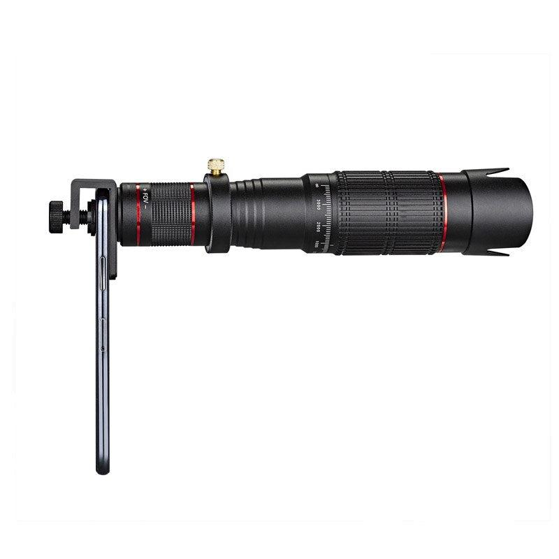 Universal 4K 36x Zoom Mobile Phone Telescope Lens | Telephoto External Camera Lens | iPhone, Samsung, Huawei Compatibility | Manual Focus, Sturdy Construction | Complete Package Included