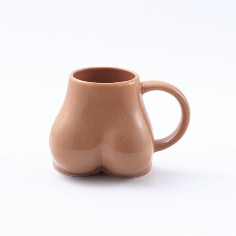 Nordic Creative Butt Cup | Ceramic Mug with Personality for Coffee, Breakfast, and More