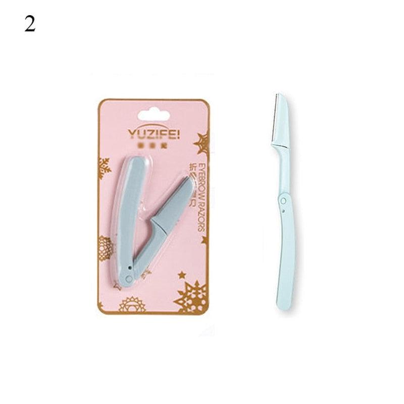 Professional Eyebrow Trimming Knife and Face Razor Set for Women