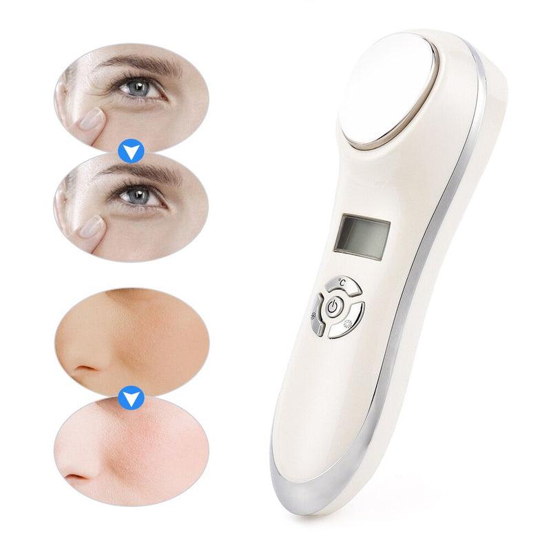 ForeverLily Hot & Cold Vibration Facial Massager - Rejuvenate, Tighten, and Nourish Your Skin | Portable, Cordless & Ergonomic Design