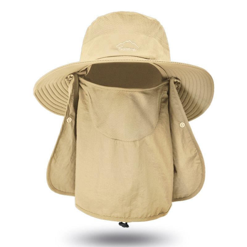 UV-Protected Fishing Hat - Stay Cool and Safe During Summer Outdoor Sports with Breathable Sunshade Printing