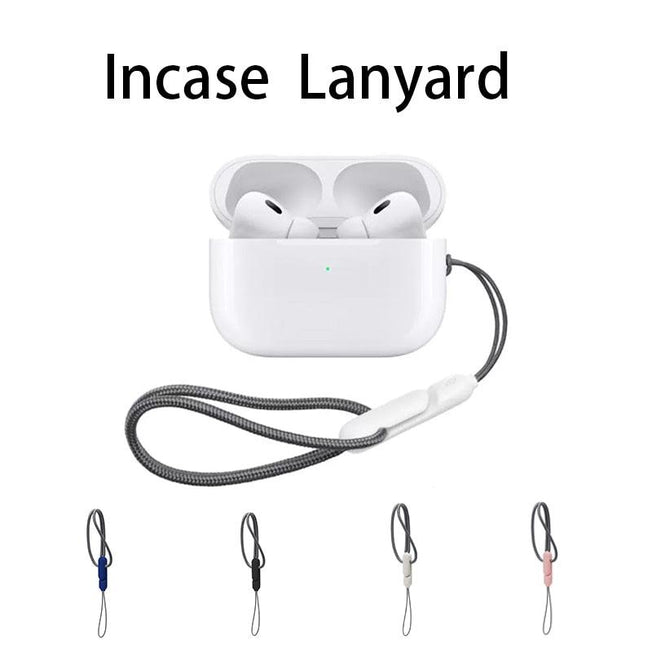 Incase Lanyard Compatible with AirPods Pro 2 - Secure and Convenient Lanyard for Wireless Bluetooth Headphones | Anti-Drop Rope Lanyard with Headphones Cover