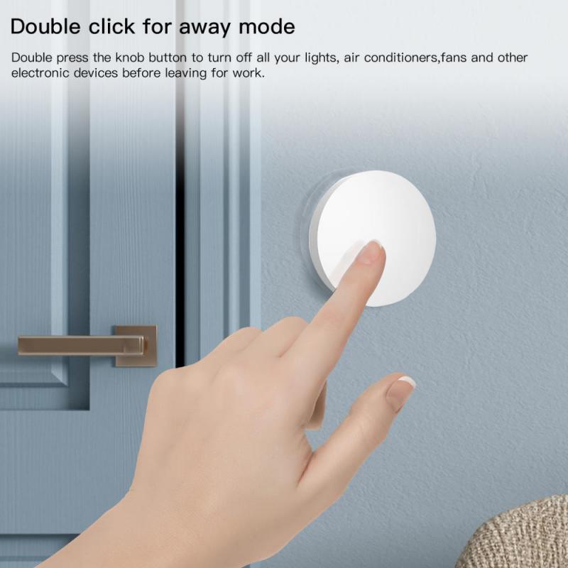 Simplify Smart Home Control with Tuya ZigBee Scene Switch | Multi-Scene Linkage, Wireless Smart Button for Intelligent Home Automation