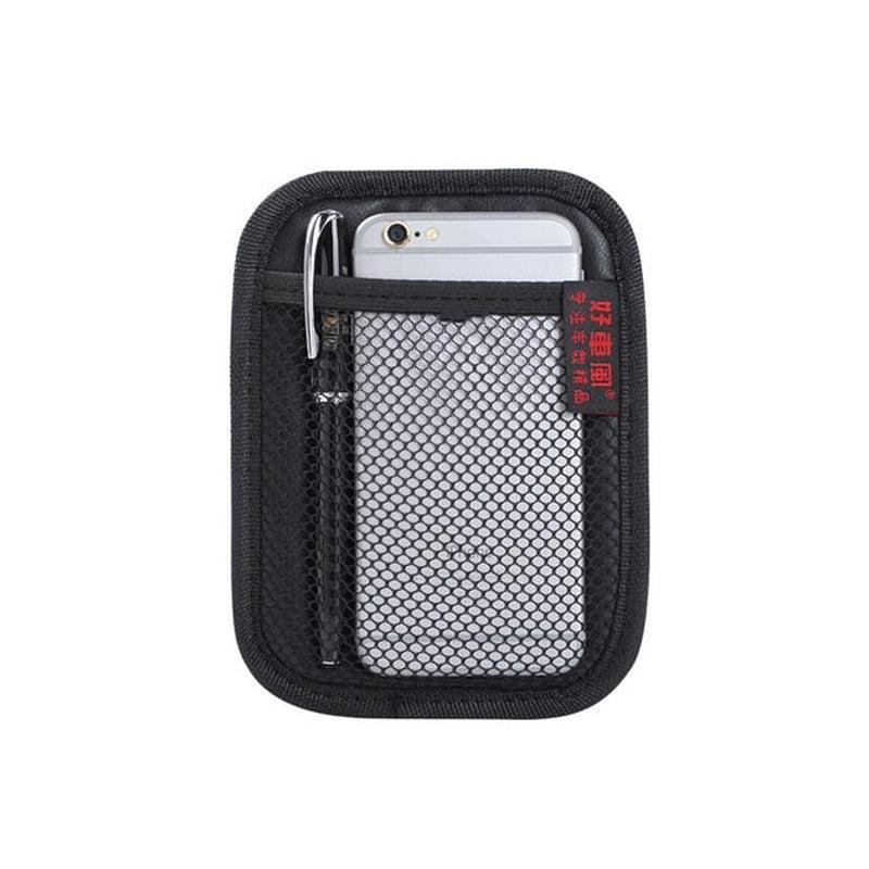 Car Storage Mesh Leather Bag: Oxford Fabric Storage Bag for Phones, Personal Items, and Keys - Best Car Accessories