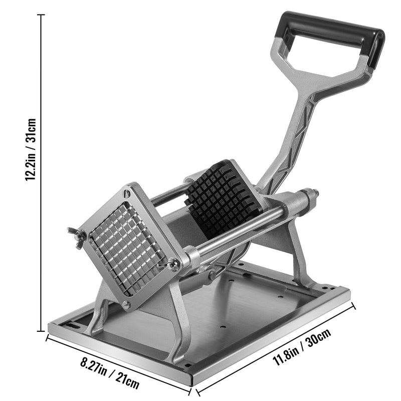 VEVOR French Fry Cutter | Wall-Mounted Potato Cutter with Bracket | Tabletop Home Vegetable Slicer | Kitchen Gadgets