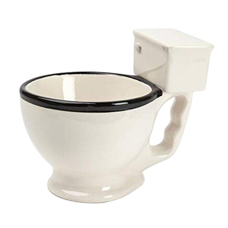 Funny Toilet Ceramic Mug with Handle | Novelty and Hilarious Gift for Coffee, Tea, and Milk Lovers