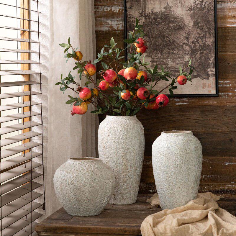 Retro Creative Old Hydroponic Ceramic Vase | Home Decoration for Flower Arrangement | Living Room Decor